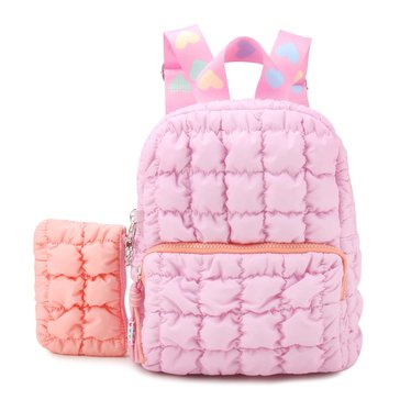 OMG Accessories Girls' Scrunch Mini And Pouch Backpack