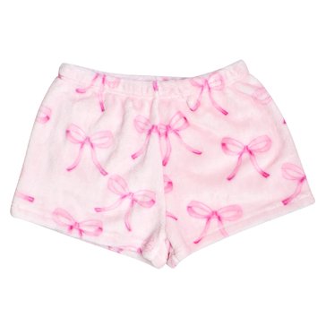 OMG Accessories Big Girls' Bow Cozy Pajama Shorts