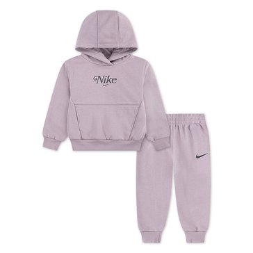 Nike Toddler Girls' Solid Pullover Hoodie Jogger Set