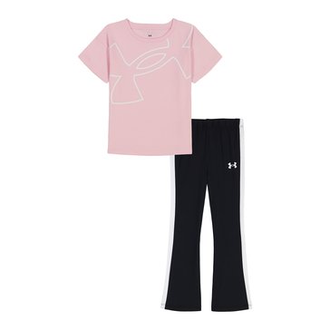 Under Armour Toddler Girls' Short Sleeve Yoga Pant Set