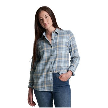 Kuhl Women's Whisper Window Pane Flannel Shirt