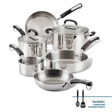 Farberware Classic 10-Piece Stainless Steel Cookware Set