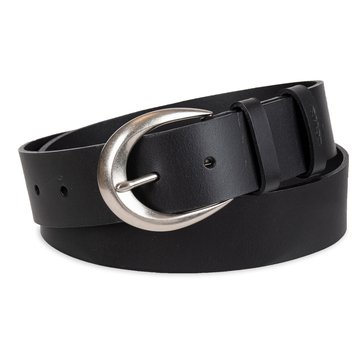 Levi's Womens 1.5-Inch Center Bar Buckle With Sliding Loops Casual Leather Belt