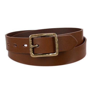 Levi's Womens 30MM Hammered Centerbar Casual Leather Belt