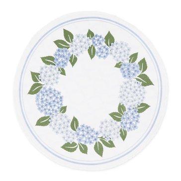 Design Imports Hydrangea Garden Round Placemat