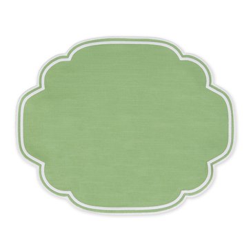 Design Imports Mistletoe Green Slub Placemat