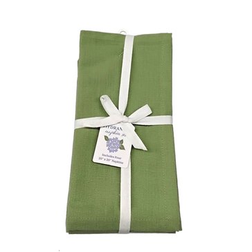 Design Imports Hydrangea Garden 4-Piece Slub Table Napkin