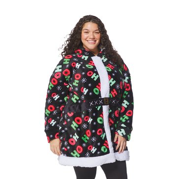 Weekending Women's Ho Ho Ho Plush Humingo Hoodie