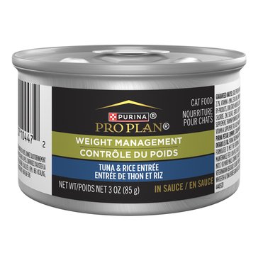Purina Pro Plan Adult Weight Management Tuna And Rice In Sauce Wet Cat Food