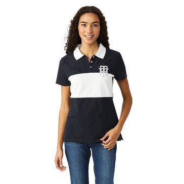 Tommy Hilfiger Women's Logo Short Sleeve Polo