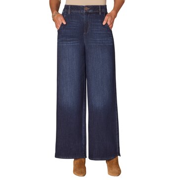 Democracy Women's Ab Solution Skyrise Wide Leg 30/24 Jean
