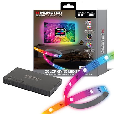 Monster LED Color-Sync Light Strip With HDMI Connection for 55