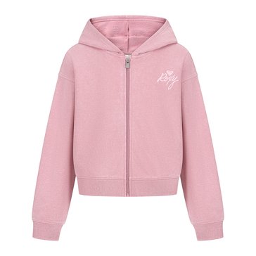 Roxy Big Girls' Fleece Wash Full Zip Hoodie