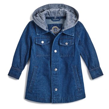 Urban Republic Infant Boys' Hooded Denim Shacket