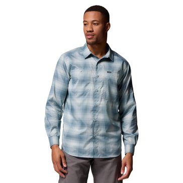 Columbia Men's Silver Ridge Utility Lite Plaid Long Sleeve Shirt