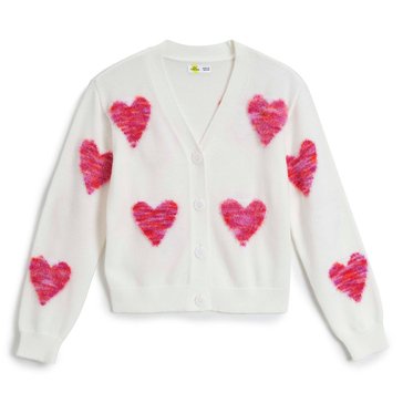 Liberty & Valor Big Girls' Heart Cardigan