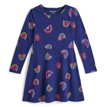 Liberty & Valor Big Girls' Swirl Rainbow Dress