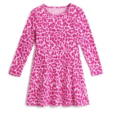 Liberty & Valor Big Girls' Pink Leopard Dress