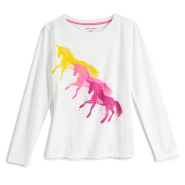 Liberty & Valor Big Girls' Unicorn Graphic Tee