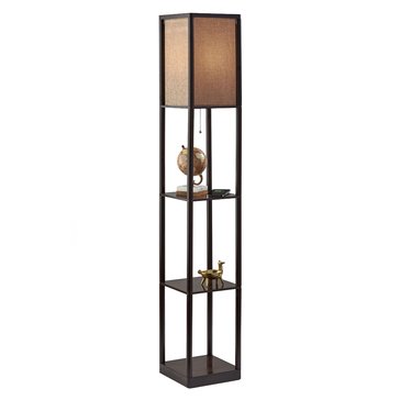 Adesso Wright Shelf Floor Lamp