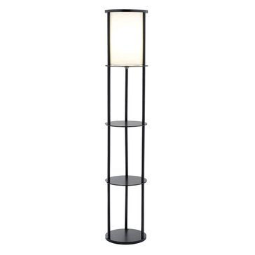 Adesso Stewart Round Shelf Floor Lamp