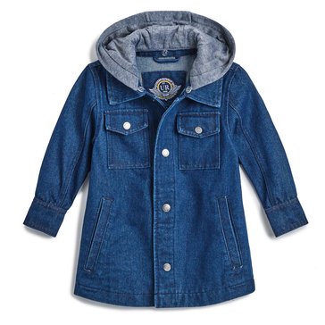Urban Republic Toddler Boys' Hooded Denim Shacket