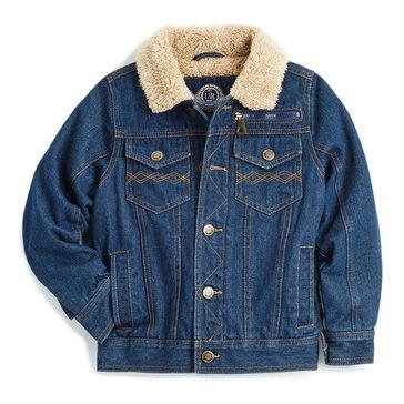 Urban Republic Toddler Boys' Sherpa Denim Shacket