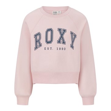 Roxy Big Girls' Collegiate Fleece Crew Sweatshirt