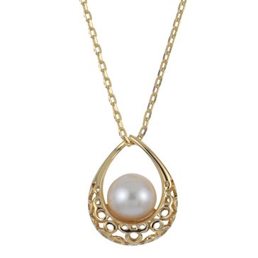Imperial Freshwater Cultured Pearl Teardrop Bubble Pendant