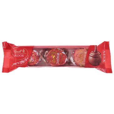 Lindt Lindor Milk Chocolate Truffles, 3-Pack