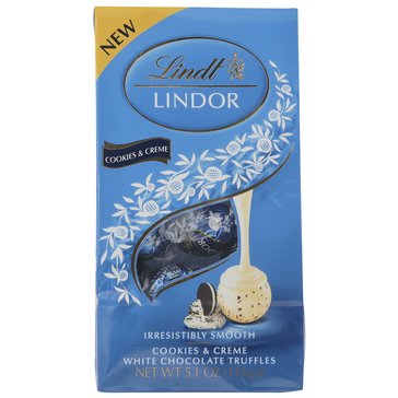 Lindt Lindor Cookies & Cream Bag, 5.1oz