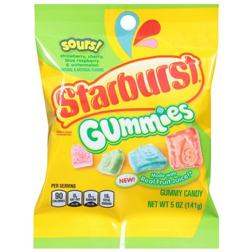 Starburst Sour Gummies, 5oz