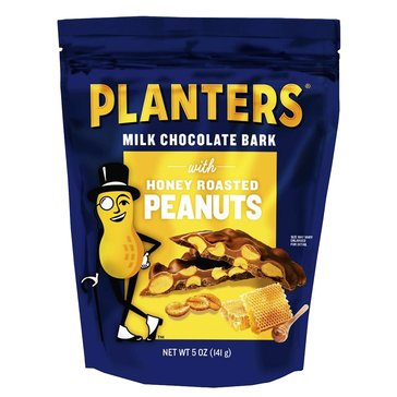 Planters Milk Chocolate Bark with Honey Roasted Peanuts, 5oz
