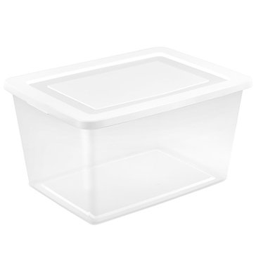Sterilite 58-Quart Clear Stacking Storage Box