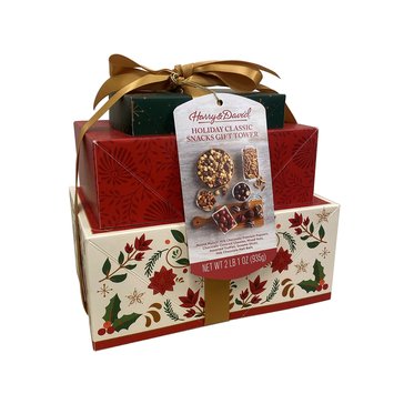 Harry & David Holiday Classic Snacks Gift Tower, 33oz