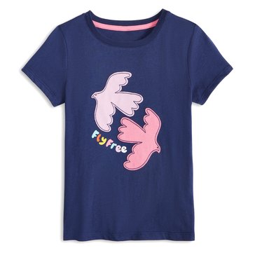Liberty & Valor Toddler Girls' Fly Free Tee