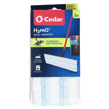 O-Cedar H2prO Mop Refill, 2-Pack