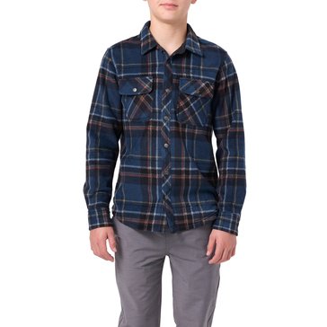 O'Neill Big Boys' Glacier Plaid Superfleece Shirt