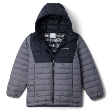 Columbia Big Boys' Powder Lite II Hooded Jacket