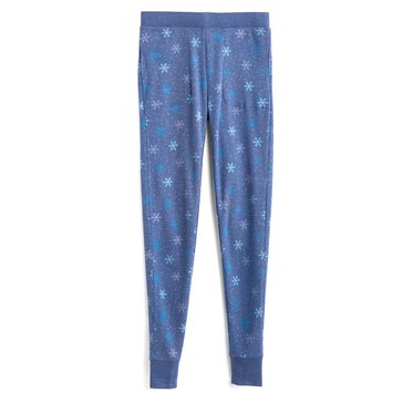 Cuddl Duds Women's Cozy Stretch Thermal Snowflake Leggings