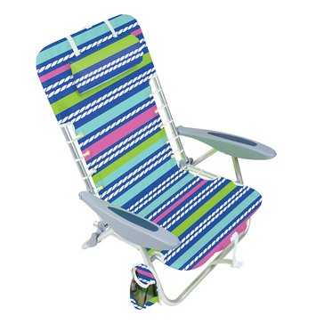 Rio 4-Position Steel Backpack Beach Chair