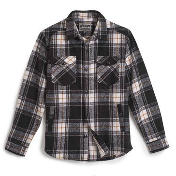 Distortion Men's Long Sleeve Heavy Brushed Flannel Shirt 