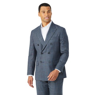 Brooks Brothers Men's Wool Double Breasted Side Vent Classic Suit Jacket