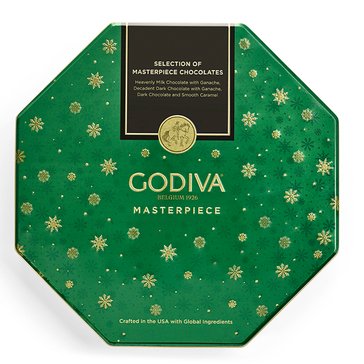 Godiva Holiday Masterpiece Holiday Tin, 50-Piece