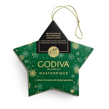 Godiva Holiday Masterpiece Holiday Star Ornament, 7-Piece