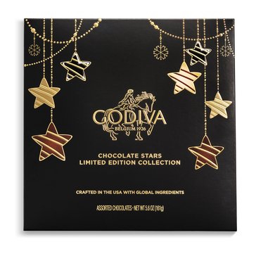 Godiva Holiday Stars Collection Gift Box, 16-Piece