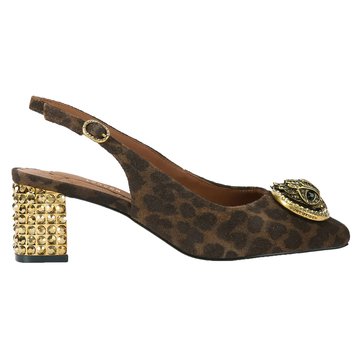 Kurt Geiger Women's Chelsea Suede Block Slingback