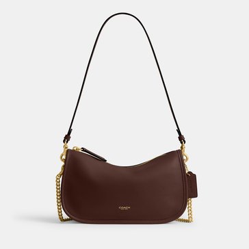 COACH Natural Grain Leather Waverly Bag