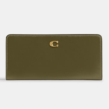 COACH Refined Calf Leather Essential Slim Wallet