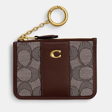 COACH Signature Jacquard Essential Mini Id Card Case